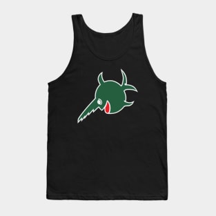 Fish saw sign on German submarines ww2. Green version of the emblem Tank Top